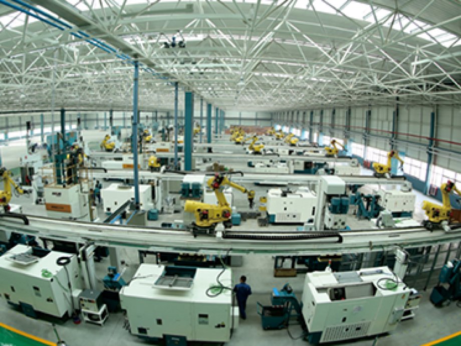 柴油機缸套空中行走機器人